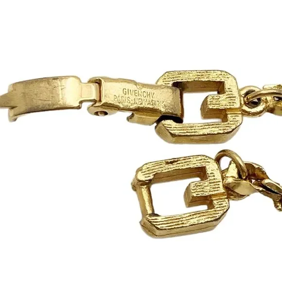 Givenchy (Authentic) Gold Bijoux Double G Serpentine Style Vintage Bracelet, EUC - Picture 6 of 8